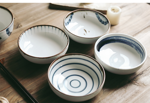 Miska Japońska Ceramiczna - Kreatywny design, duży rozmiar, idealna na makaron, zupę, ryż - Wianko - 3