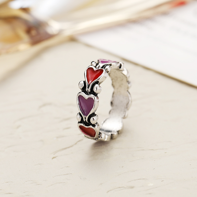 Zestaw 3 sztuk vintage pierścionków z motywem motyla w delikatnym stylu czeskim dla kobiet - Wianko - 23