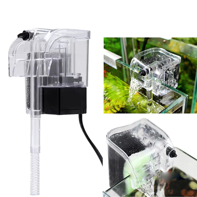 Filtr akwariowy zewnętrzny Mini, pompka wodna z rozłączalnym zatapialnym filtrem tlenowym - akcesoria do akwarium - Wianko - 1