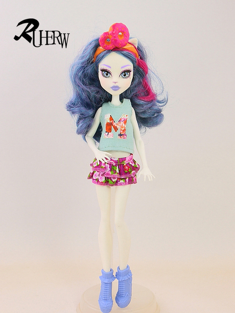 Zestaw 5 nowych, modnych ubrań dla lalek Monster High: spódnica, sukienka - stylowe stroje na co dzień - Wianko - 1