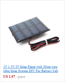 Panel słoneczny 2 sztuki x 4.5 W 18 V DIY ładowarka mini panel słoneczny Chiński moduł układ słoneczny komórki dla telefonów komórkowych i zabawek - Wianko - 8