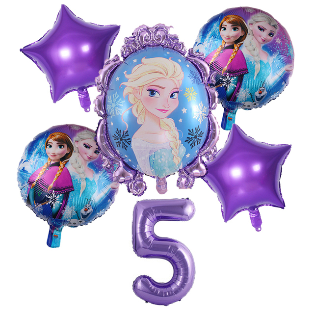 Jednorazowe naczynia na imprezę - Dekoracja Disney Anna i Elsa z filmu Księżniczka zimy dla dzieci - urodziny, baby shower, imprezy tematyczne - Wianko - 23