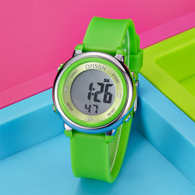 Zegarek cyfrowy LED OHSEN Moda Dziecięcy Wodoodporny 2021 - dostępny dla dziewczyn i chłopców - Wianko - 20
