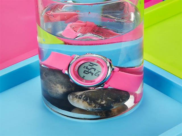 Zegarek cyfrowy LED OHSEN Moda Dziecięcy Wodoodporny 2021 - dostępny dla dziewczyn i chłopców - Wianko - 11