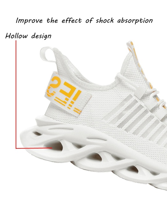 Lekkie męskie buty do biegania z amortyzacją i siateczkowym splotem 2020 - Wianko - 9