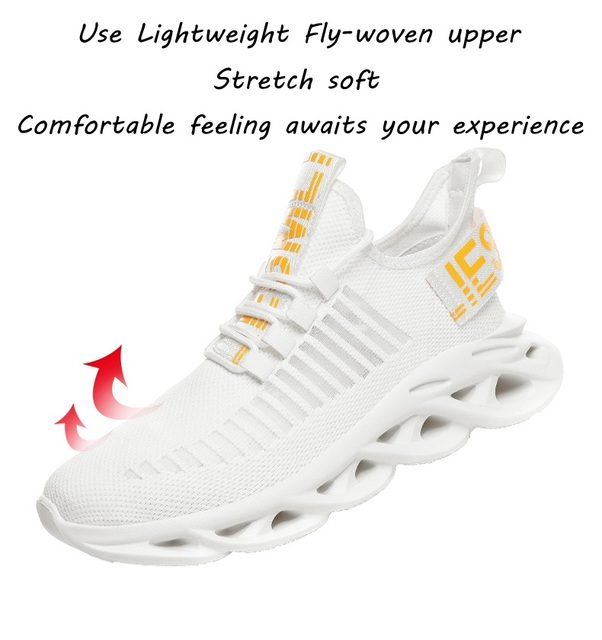 Lekkie męskie buty do biegania z amortyzacją i siateczkowym splotem 2020 - Wianko - 5