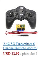 2.4G RC nadajnik 6-kanałowy samochód DIY Model z odbiornikiem, zasilanie 6-15V, akcesoria samochodowe - Wianko - 3