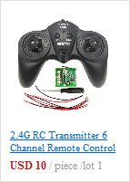 2.4G RC nadajnik 6-kanałowy samochód DIY Model z odbiornikiem, zasilanie 6-15V, akcesoria samochodowe - Wianko - 6