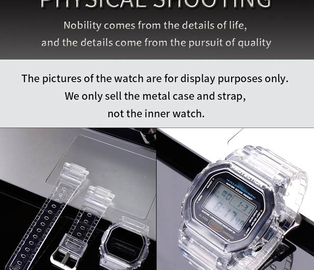 Pokrowiec na pasek męskiego zegarka Casio G-Shock – z opaską do modeli DW, GW, GB, GWX5600 – żywica, sprzączka, akcesoria sportowe - Wianko - 4