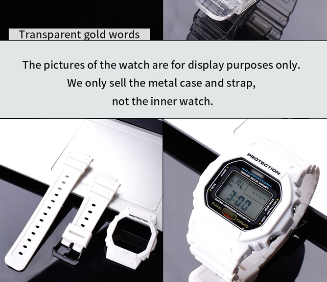 Pokrowiec na pasek męskiego zegarka Casio G-Shock – z opaską do modeli DW, GW, GB, GWX5600 – żywica, sprzączka, akcesoria sportowe - Wianko - 7