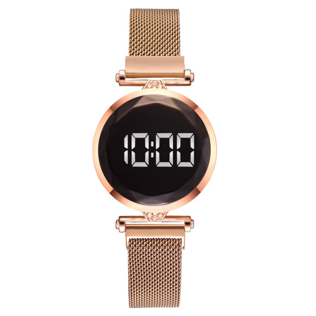 Zegarek damski 2020 marki osobowość: nowy projekt, luksusowy, magnes, Starry Sky, cyfrowy - Wianko - 3