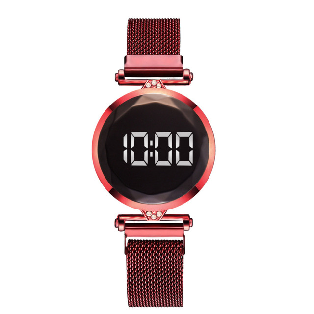 Zegarek damski 2020 marki osobowość: nowy projekt, luksusowy, magnes, Starry Sky, cyfrowy - Wianko - 4