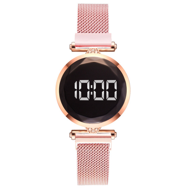 Zegarek damski 2020 marki osobowość: nowy projekt, luksusowy, magnes, Starry Sky, cyfrowy - Wianko - 5