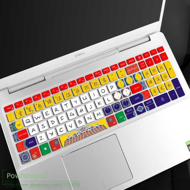 Pokrywa klawiatury laptopa skóry Protector dla DELL Inspiron 15 7000 i 5000 15.6 cal - Wianko - 21
