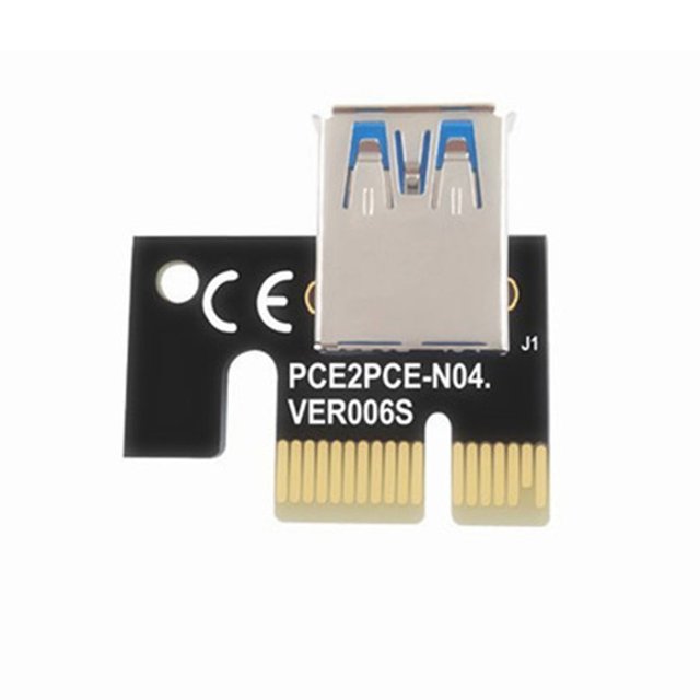 Express PCI-E Riser VER009S z portem USB 3.0 – zasilany przez kabel 6-pin SATA – 6 sztuk - Wianko - 4