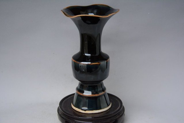 Czarna glazurowana miska z porcelany z epoki SongDynasty – unikatowa ręcznie malowana dekoracja i kolekcjonerskie ozdoby - Wianko - 2
