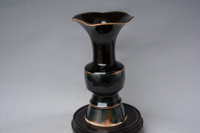 Czarna glazurowana miska z porcelany z epoki SongDynasty – unikatowa ręcznie malowana dekoracja i kolekcjonerskie ozdoby - Wianko - 5