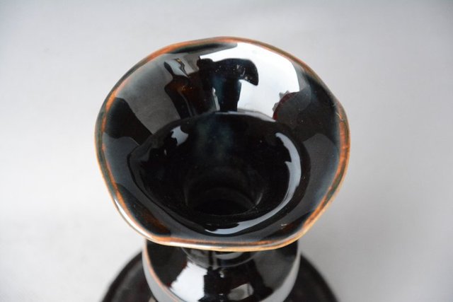 Czarna glazurowana miska z porcelany z epoki SongDynasty – unikatowa ręcznie malowana dekoracja i kolekcjonerskie ozdoby - Wianko - 4
