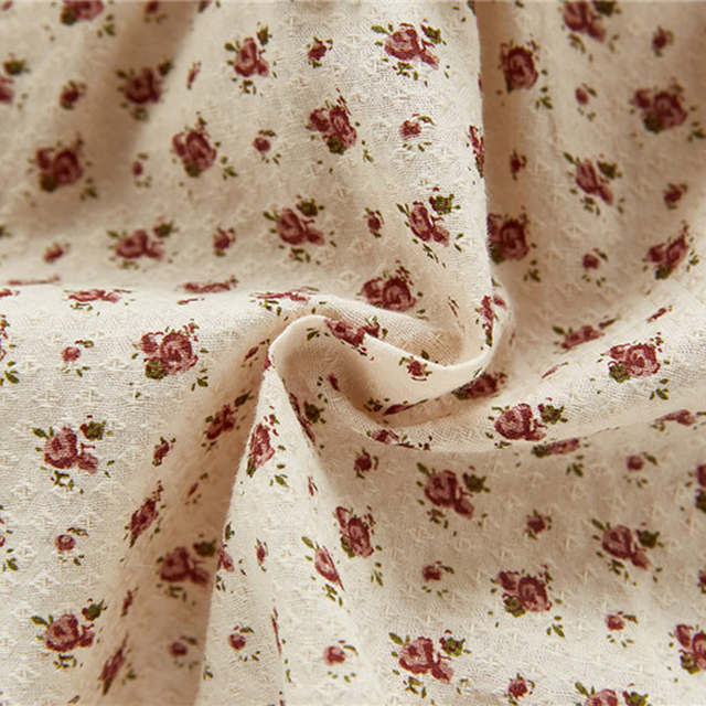 Dziewczęca koszula letnia z podwójną plisowaną warstwą - styl Vintage, bawełna lniana, dla niemowlaka i malucha (nadruk z różą) - Wianko - 10