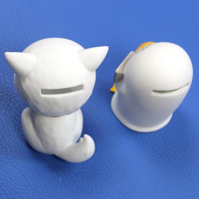 Figurka akcji GINTAMA Sadaharu Elizabeth pies pinceine, śliczna maskotka Anime, kolekcjonerska zabawka dla dzieci - Wianko - 3