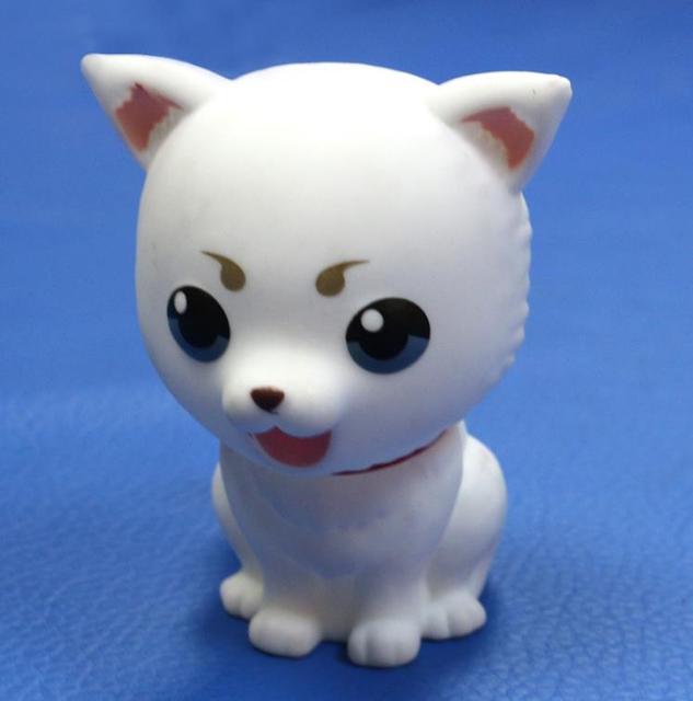 Figurka akcji GINTAMA Sadaharu Elizabeth pies pinceine, śliczna maskotka Anime, kolekcjonerska zabawka dla dzieci - Wianko - 4