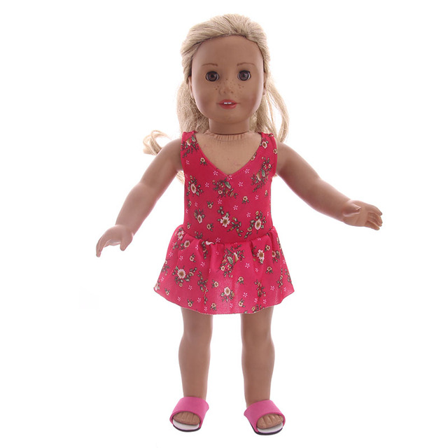 Ubranka dla lalki jednorożec w strojach kąpielowych - dla lalek o wymiarach 18 cali (45 cm) i 43 cm, idealne jako świąteczna zabawka dla dziewczynek do własnoręcznej konstrukcji - Wianko - 5