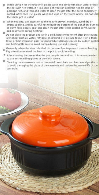 Garnek ceramiczny do zupy wysokotemperaturowy gazowy - Wianko - 13