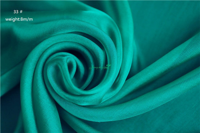 Główny kostium z nowej czystej tkaniny jedwabiu szyfonowej - cienki 100% jedwab - modne tkaniny - hurtownia DIY - Wianko - 24