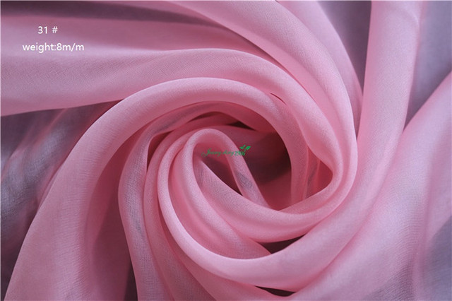 Główny kostium z nowej czystej tkaniny jedwabiu szyfonowej - cienki 100% jedwab - modne tkaniny - hurtownia DIY - Wianko - 23