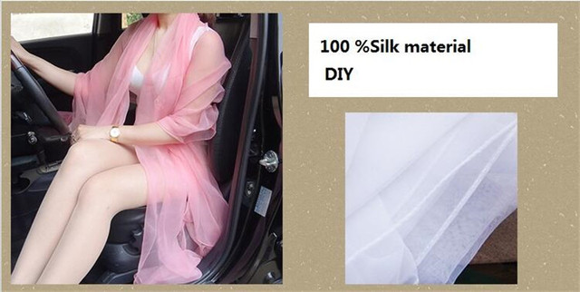 Główny kostium z nowej czystej tkaniny jedwabiu szyfonowej - cienki 100% jedwab - modne tkaniny - hurtownia DIY - Wianko - 32