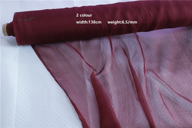 Główny kostium z nowej czystej tkaniny jedwabiu szyfonowej - cienki 100% jedwab - modne tkaniny - hurtownia DIY - Wianko - 15