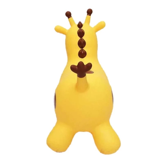 Skocz konno na żyrafie – nadmuchiwana zabawka dla dzieci, hopper odbijający-motywacja - Wianko - 4