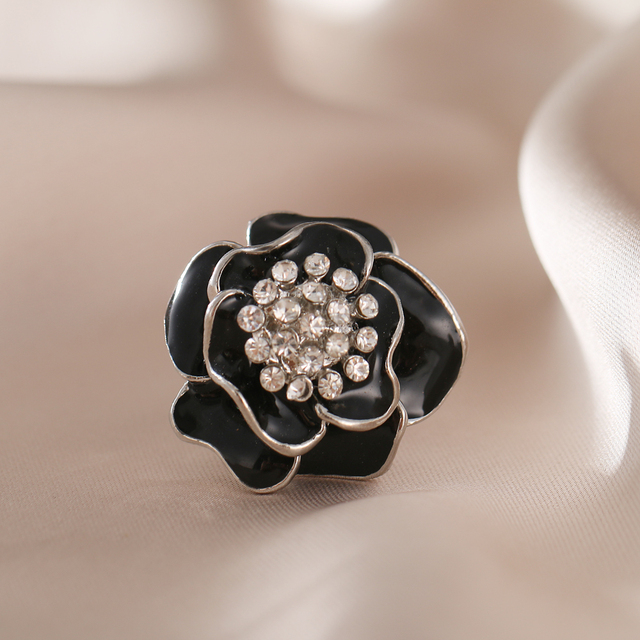 Róża pierścionek z wyselekcjonowanego materiału - modowy prezent na nowy rok - Wianko - 8