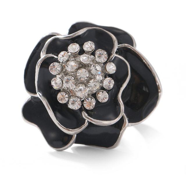 Róża pierścionek z wyselekcjonowanego materiału - modowy prezent na nowy rok - Wianko - 12