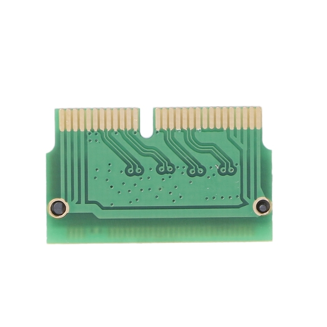 Adapter kart M Key M.2 PCI-e do interfejsu 12 + 16-pin AHCI SSD dla MacBook Air A1465 A1466 Apple Pro A1398 A1502 A1419 NGF - Wianko - 5