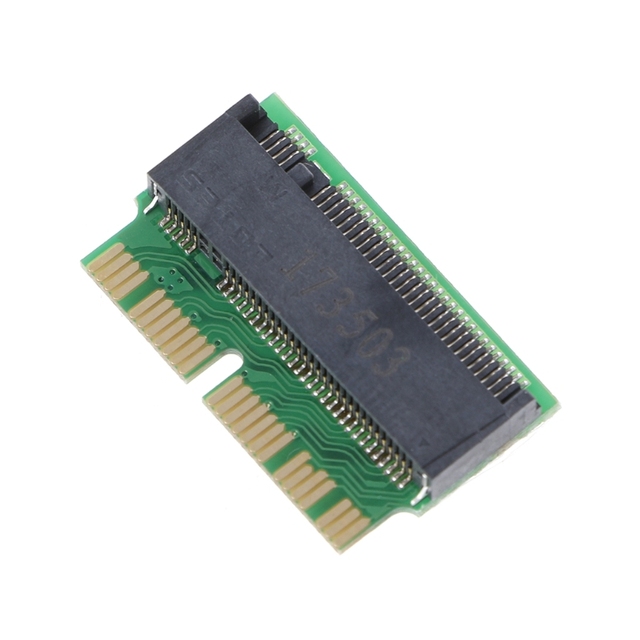 Adapter kart M Key M.2 PCI-e do interfejsu 12 + 16-pin AHCI SSD dla MacBook Air A1465 A1466 Apple Pro A1398 A1502 A1419 NGF - Wianko - 4