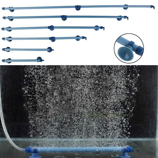 Rurka napowietrzająca ścienna do akwarium o długości: 7, 10, 14, 18, 23 i 28 – dyfuzor wysokiej wydajności - Wianko - 10