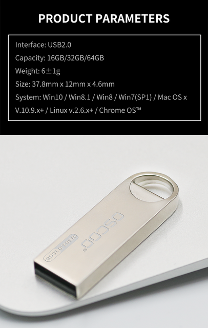 Pendrive OSCOO z pamięcią USB o pojemności 8GB, 16GB, 32GB lub 64GB - Wianko - 6