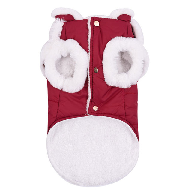 Zimowy płaszcz dla psa - nowość! Ciepła kurtka dla szczeniaka, świetna ochrona przed zimą. Słodki kostium dla małych psów - mopsów i buldogów francuskich - Wianko - 26