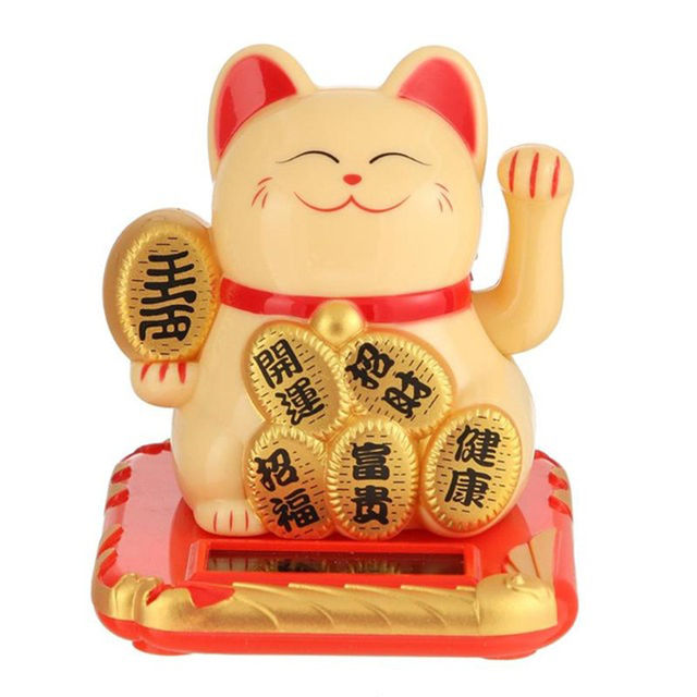 Figurka kota bogactwa i szczęścia Feng Shui - ozdoba samochodu i prezencik na szczęście! - Wianko - 18
