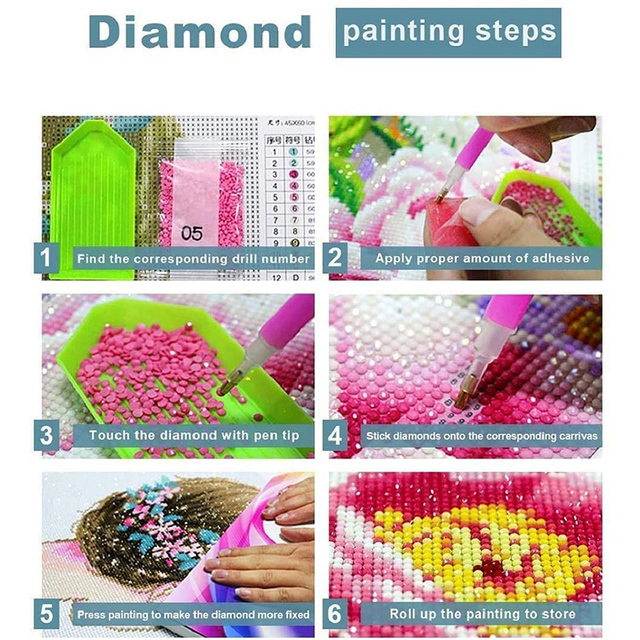 Diamentowy obraz flamingo 5D DIY - pełny kwadrat/okrągły haft krzyżykowy - wysoka jakość mozaiki HD - ręcznie wykonany produkt - Wianko - 8