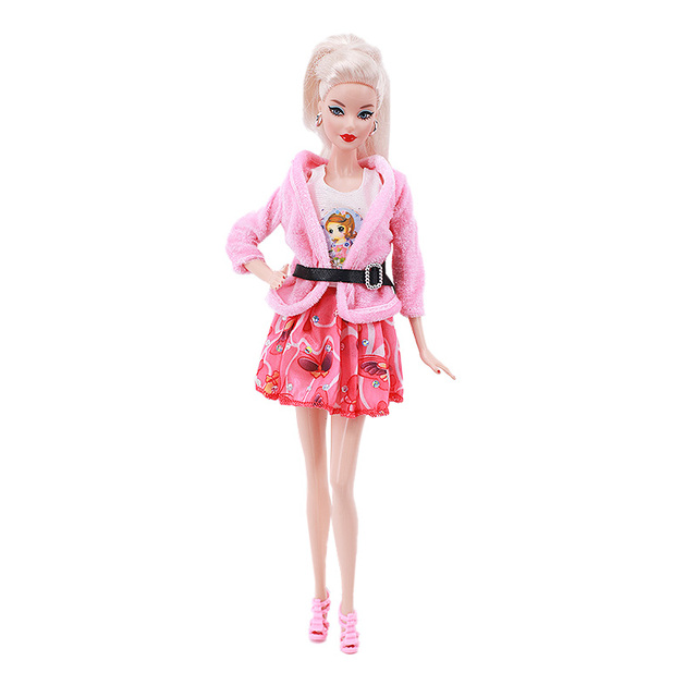 Lalka w eleganckiej i wspaniałej sukni wieczorowej Fit 1/12 do lalki Barbie - świąteczny prezent urodzinowy - Wianko - 18