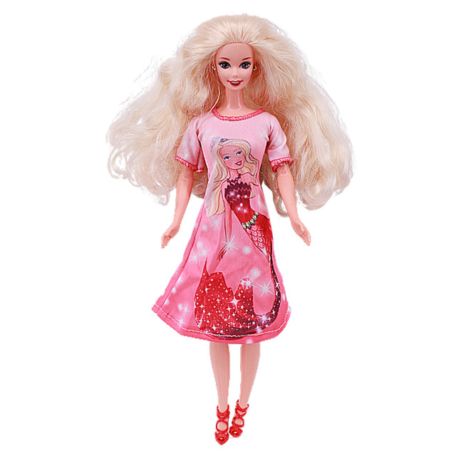 Lalka w eleganckiej i wspaniałej sukni wieczorowej Fit 1/12 do lalki Barbie - świąteczny prezent urodzinowy - Wianko - 6