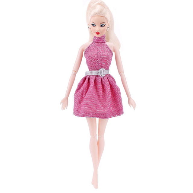 Lalka w eleganckiej i wspaniałej sukni wieczorowej Fit 1/12 do lalki Barbie - świąteczny prezent urodzinowy - Wianko - 16