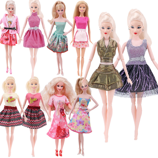 Lalka w eleganckiej i wspaniałej sukni wieczorowej Fit 1/12 do lalki Barbie - świąteczny prezent urodzinowy - Wianko - 10
