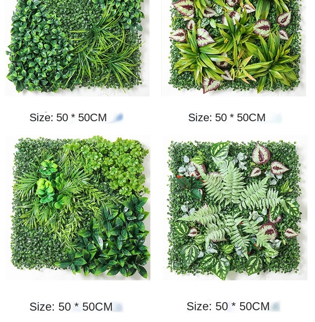 Nowa sztuczna roślina Milan anty-UV zielona trawa - dekoracja ściany w technologii anty-ultrafioletowej - Wianko - 8
