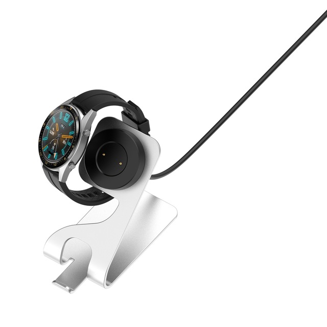 Ładowarka dokująca do zegarka Huawei GT2 / GT2E GS Pro, stojak z aluminium, kabel ładujący, inteligentny zegarek - Wianko - 7