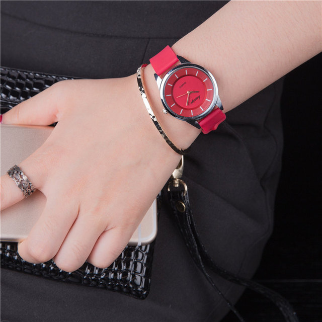 Nowoczesny zegarek damski z paskiem silikonowym - styl koreański, 2021, najlepiej sprzedający się - Wianko - 7
