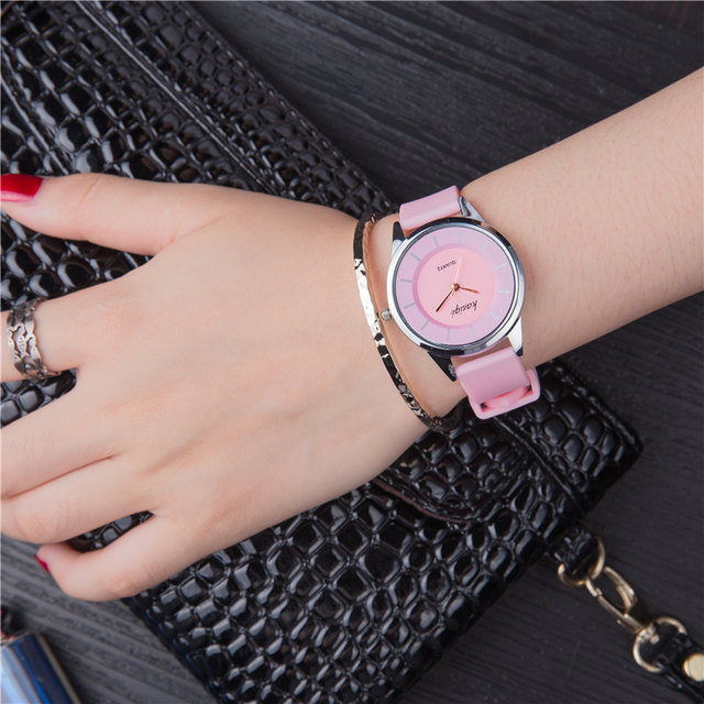 Nowoczesny zegarek damski z paskiem silikonowym - styl koreański, 2021, najlepiej sprzedający się - Wianko - 8