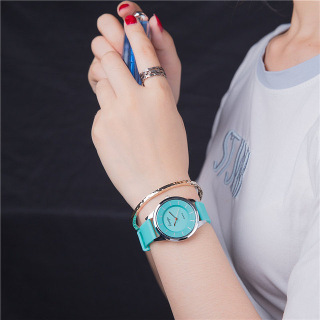 Nowoczesny zegarek damski z paskiem silikonowym - styl koreański, 2021, najlepiej sprzedający się - Wianko - 6
